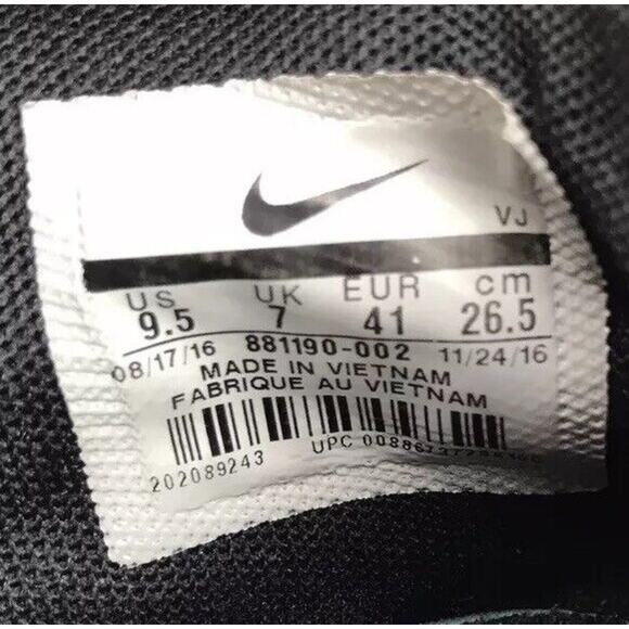 Nike Aptare Essential Sneaker Black White Slip On Shoes Women's 9.5 881190-002 - Picture 13 of 13